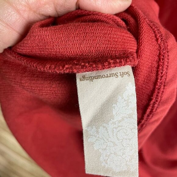 Soft Surroundings Valerie Pullover Cowl Tunic sz med - Picture 5 of 6